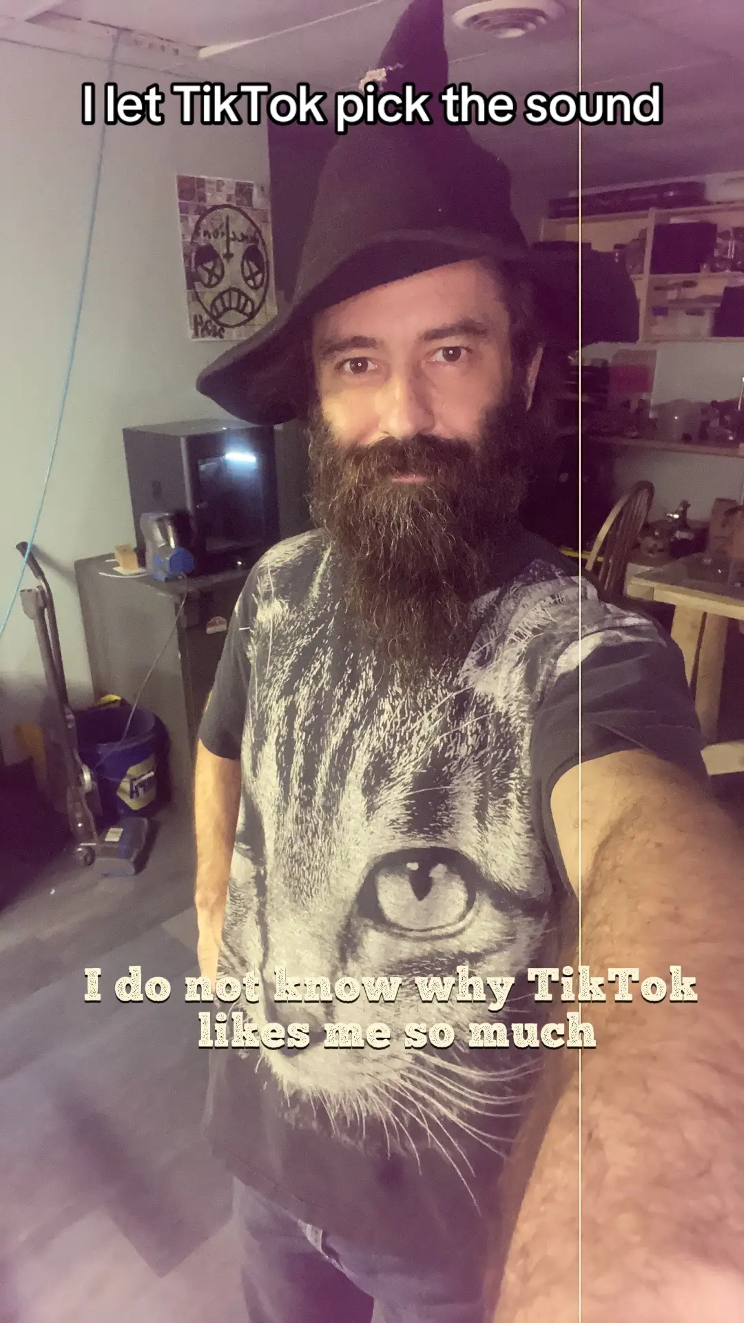 I let TikTok pick the sound 