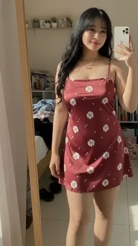 rekomend beb daster casual nya cocok untuk santai🥰📸#minidres #outfitwanitamurah #ootdwanita #fashion #dressmini 