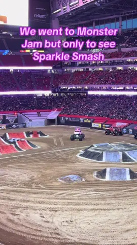 @Monster Jam was fun but Sparkle Smash 🦄 was the star of the show #monsterjam2025 #houston #sparklesmash 