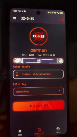 XX-O-25 Project | Bug WhatsApp & Multi Tools, Masih Dalam Tahap Beta #whatsapp #botwhatsapp #xxo25 #bugwa #ddos