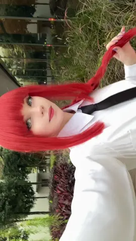 You got my interest Denji kun #cosplay #chainsawman #makima #makimacosplay 