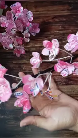 bunga sakura dari bungkus detergen#tutorial #kerajijantangan #bungadqrubahandetergen