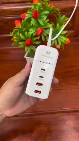 Ổ cắm sạc 66w kèm 4 cổng cho điện thoại #ocamsacdienthoai #ocamsacdanang #ocamsacnhanh 