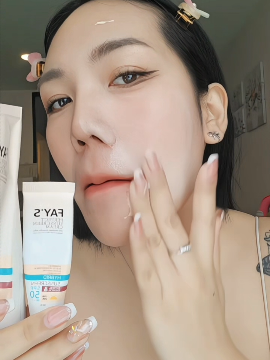 กันแดดตัวเดียวจบ ทาแป้งตามได้เลย #กันแดดเฟย์ หลอดใหญ่คุ้มใช้ได้เป็นเดือน #yyyyyyyyyyyyyyyyyy 