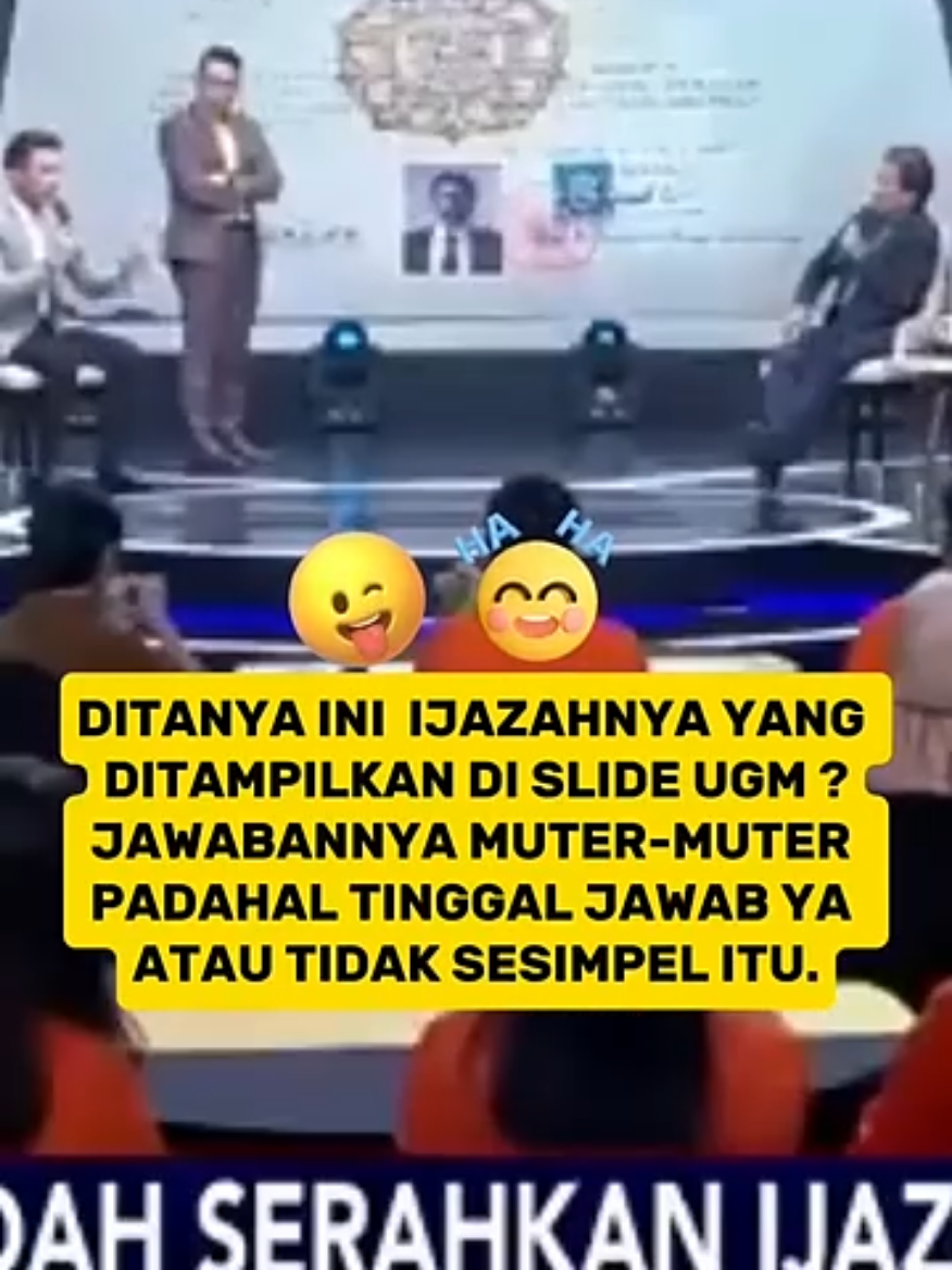 Kocak debat tentang ijazah kedua Kubu saling merasa benar #topnews #highlight #Trending #debat 