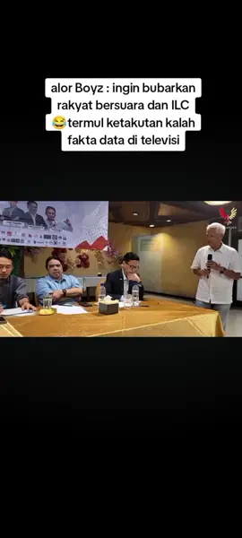 parah nih,ingin bubarkan rakyat bersuara dan ILC 😂kalah data dan fakta nyalahin rakyat bersuara dan ILC #ijazahpalsujokowi 