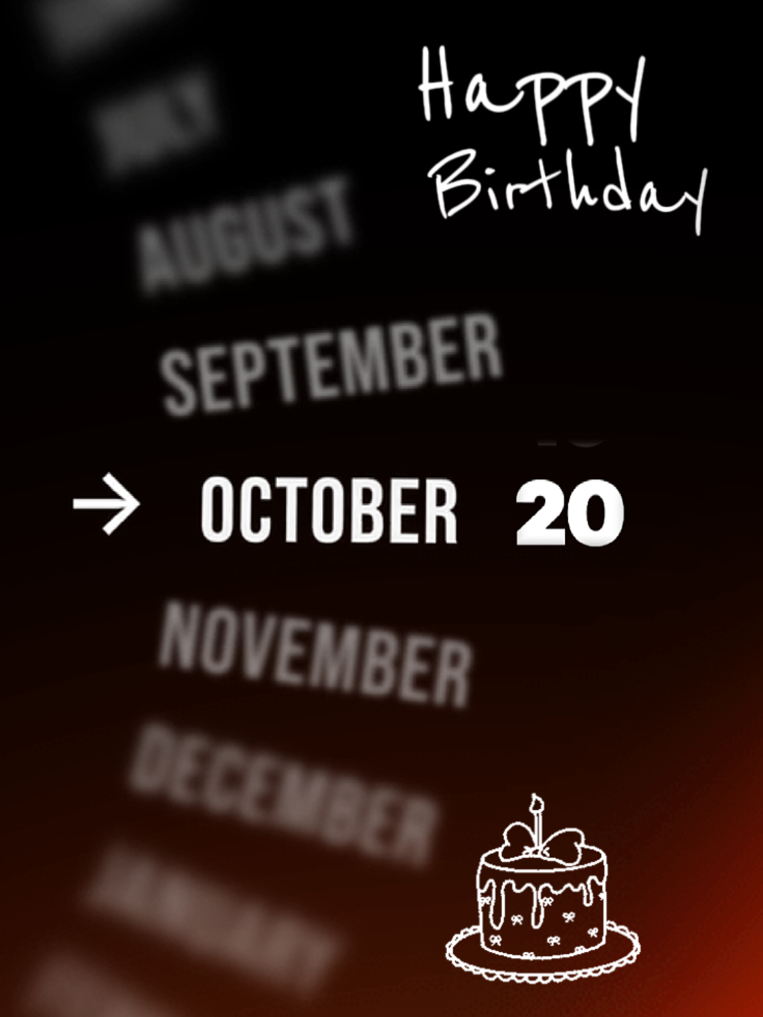 Happy Birthday 20 October || birthday template #tiktoktemplate #templatetiktok #birthday #birthdaytemplate #happybirthday 
