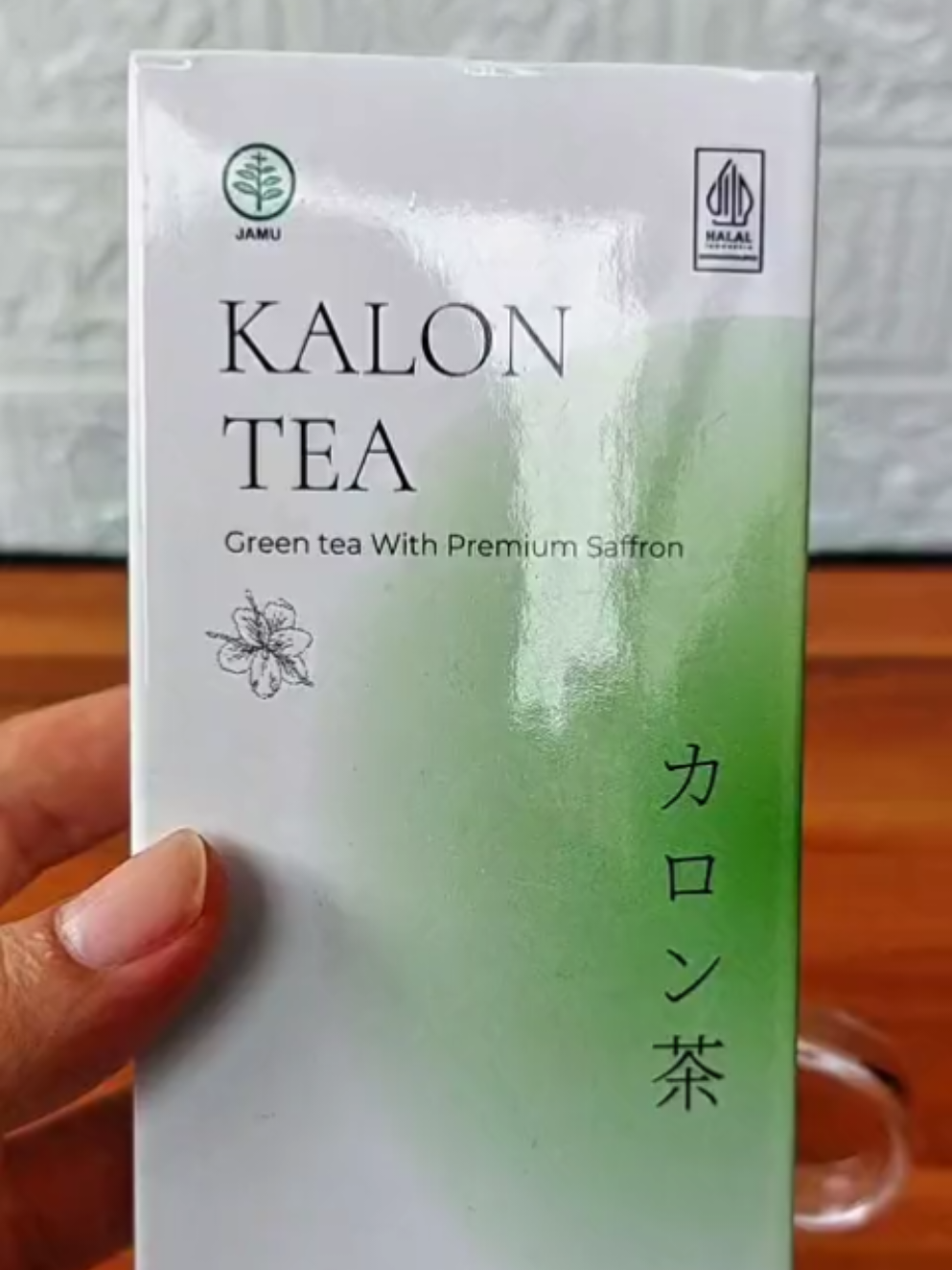 Kalon tea teh hijau dengan safron, jati belanda, kemuning, bangle dan serai.  #ModalKontenDoang #kalontea #tehkalon #tehkalonsaffron #sipalingaffiliate 