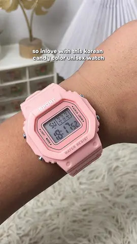Grave npkmura na lng ng watch na to unisex pa. #candycolorwatch #watch #affordablewatch #unisexwatch #waterproofwatch 