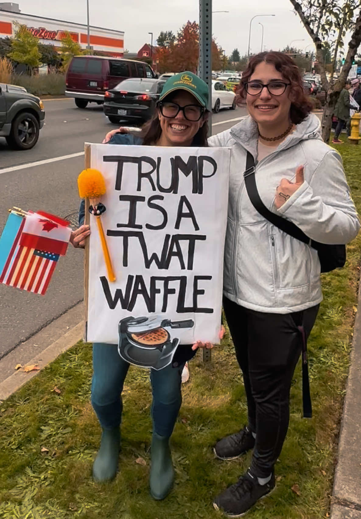 @💕Nae💕 #nokingsprotest #nokingsinamerica #nomoretrump #democracy #covingtonwashington @The Rachel Maddow Show 