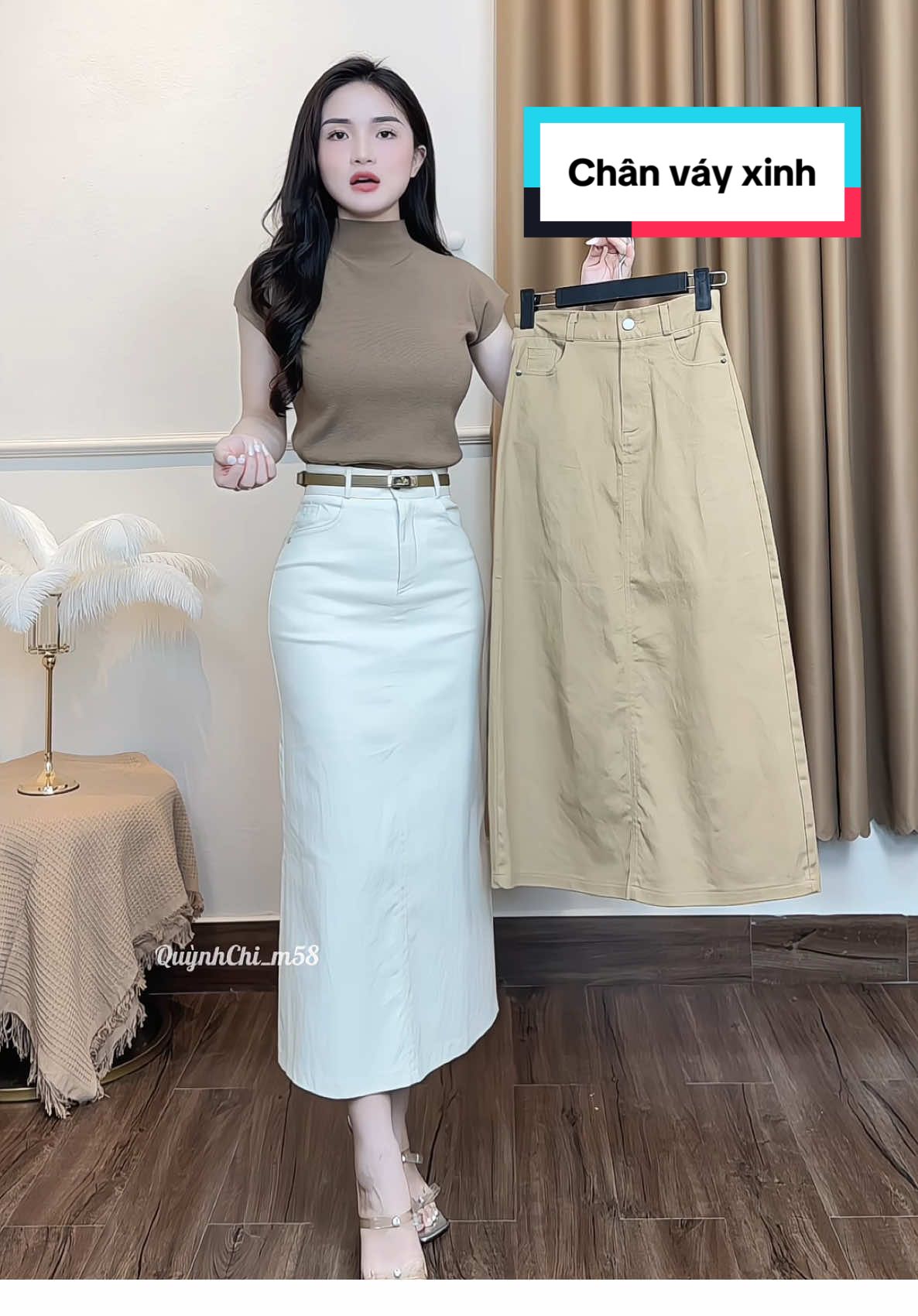 Trả lời @Duyên nguyễn chân váy kaki mềm co giãn thoải mái#chanvaydep #chanvaykaki #chanvaycongso #chanvaydai 