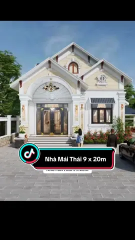 Nhà Mái Thái !  Diện tích 9x 20m  Bố trí công năng 4 phòng ngủ !  Xây dựng trọn gói không phát sinh !  #xuhuong #xaydung_minhquanla #xaynhatrongoi #thietkenhadep #nhamaithai 