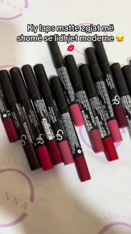 Golden Rose Matte Lipstick Crayon — për buzë që flasin para teje 😏 #GoldenRose #MatteCrayon #ViralMakeup #LipstickGoals #ohanna_shumice_kosmetike  
