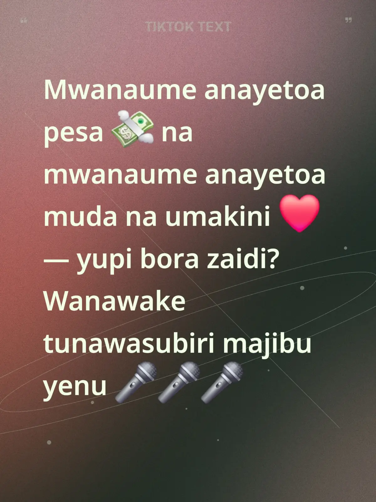 #RelationshipTalk #LoveDebate #Uhusiano #Wanawake #Mapenzi 