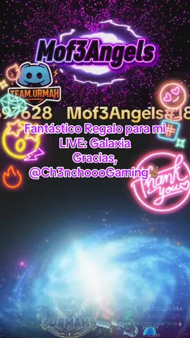 ¡Gracias por el magnífico Regalo que enviaste a mi LIVE! Significa mucho para mí saber que aprecias mi contenido.@Ch3nchoooGaming✌🏽 #tiktoklive #livehighlights #livegift #galaxy #galaxia 