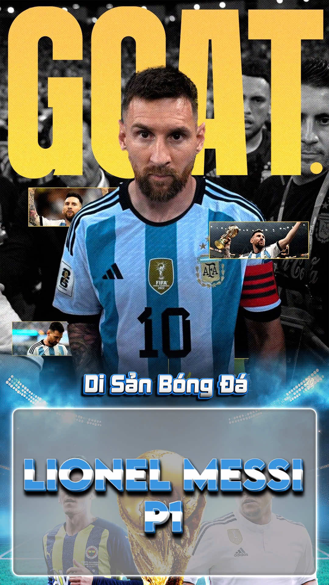 Cuộc đời và sự nghiệp của Lionel Messi | Phần 1 #messi #lionelmessi #bongda #disanbongda 
