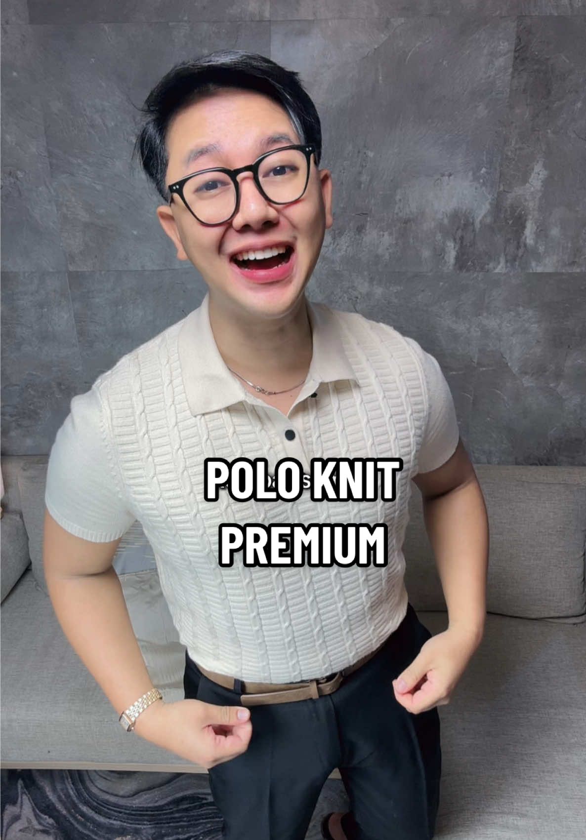 Ga bisa boong, polo ini adem dan pantes dibilang Mewah #poloknit #poloshirt #polo #kaospolo 