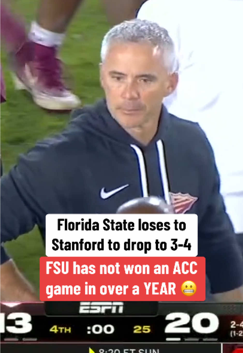FSU hasn’t won a conference game in 393 days 😦 #CollegeFootball #cfb #football #floridastate #fsu