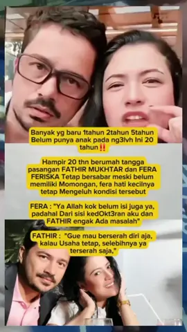 Hampir 20thn berumah tangga pasangan Fahri mukhtiar dan Fera feeriska tetap bersabar meskipun belum memiliki momongan #beritaartis  #tranding  #updateterkini  #fypviralシviral  #jangkuanluas 