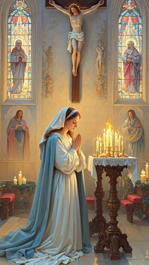 The Timeless Grace of the Virgin Mary.#MotherofJesus#CatholicFaith#Christianity#foryou#jesus 