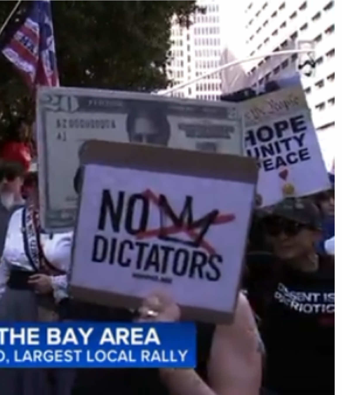 Thousands of protesters flooded streets across the Bay Area Saturday as part of national 