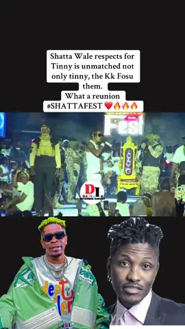 Shatta Wale respects for Tinny is unmatched not only tinny, the Kk Fosu them.  What a reunion @Shatta wale #deyboresinsights #fyppppppppppppppppppppppp #shattawale #sm4lyf #Shattabration #peller #tinny #medikal #SHATTAFEST #SHATTABRATION