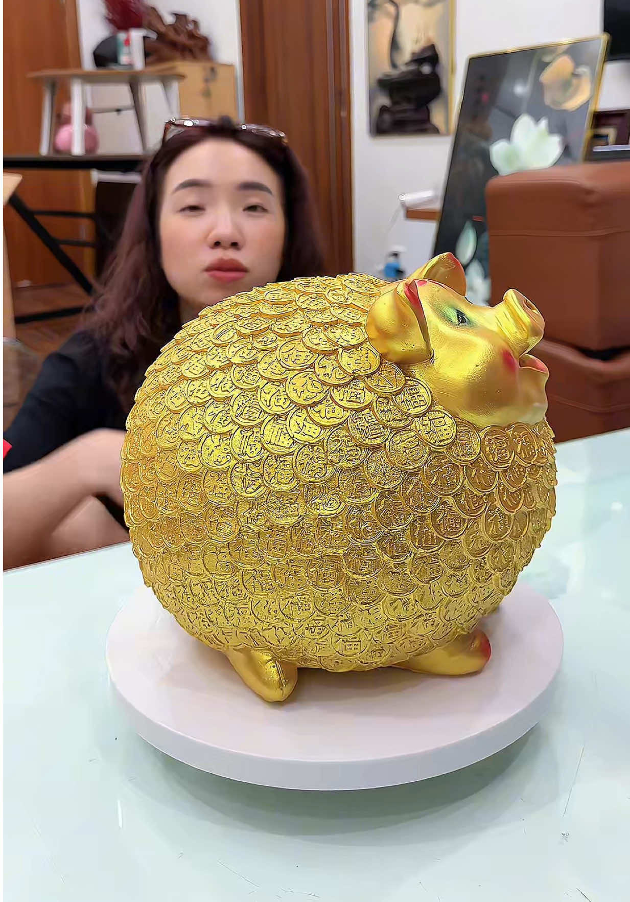 Heo nhím đồng xu #xuhuong #heodattietkiem #huyenhomhinh365 