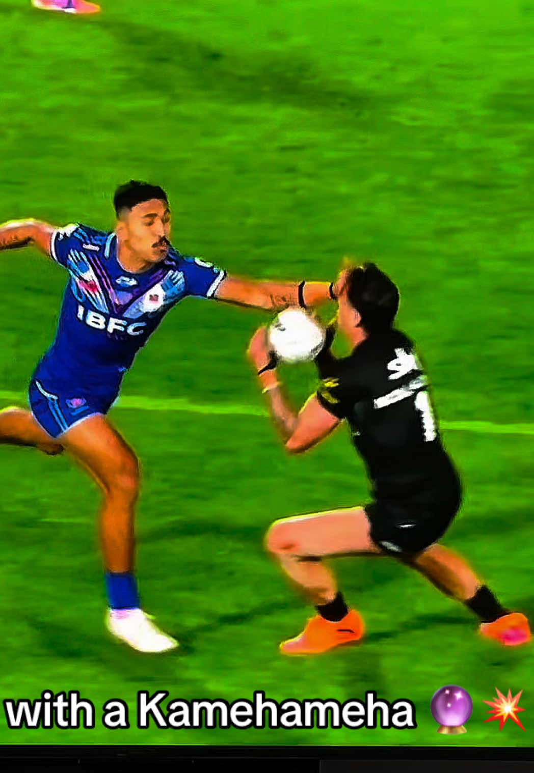 Mariner went Super Saiayan on the Kiwis 🤣💥🔮  • • • • #nrl #nrltiktok #rugbyleague #dragonball #sports 