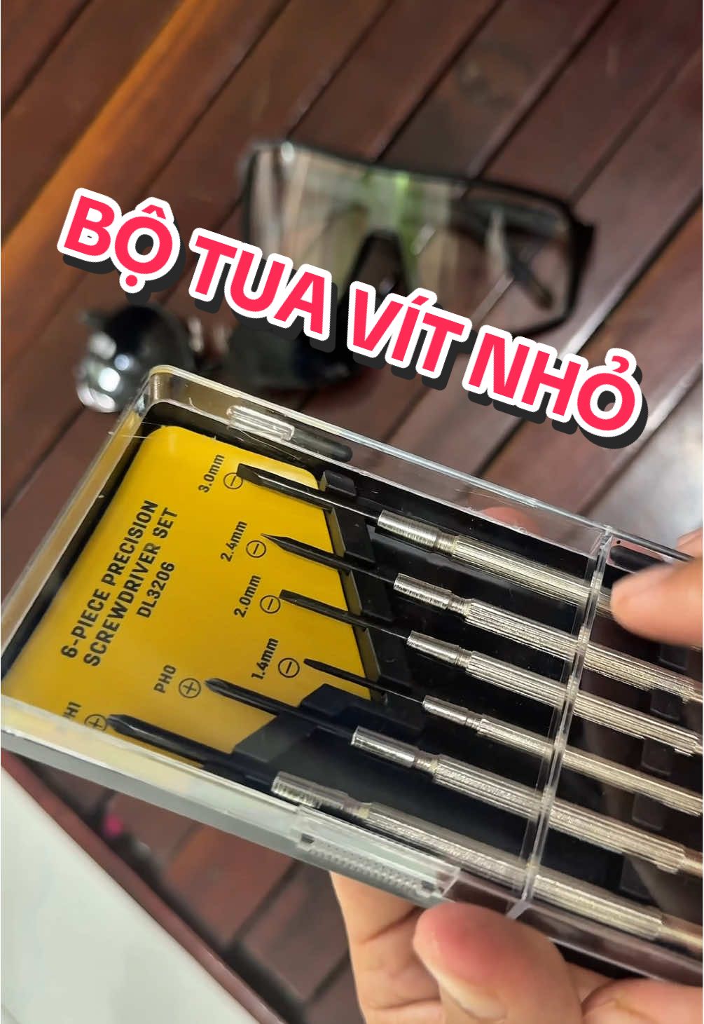 Bộ Tua Vít Đầu nhỏ sửa chữa đồng hồ, mắt kính, laptop… #botuavit #tuavitnho #vitdaunho 
