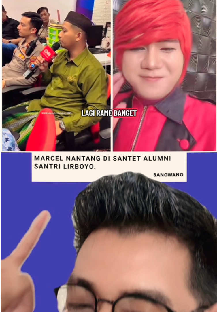 Marcel tanggapi alumni santri lirboyo di trans7