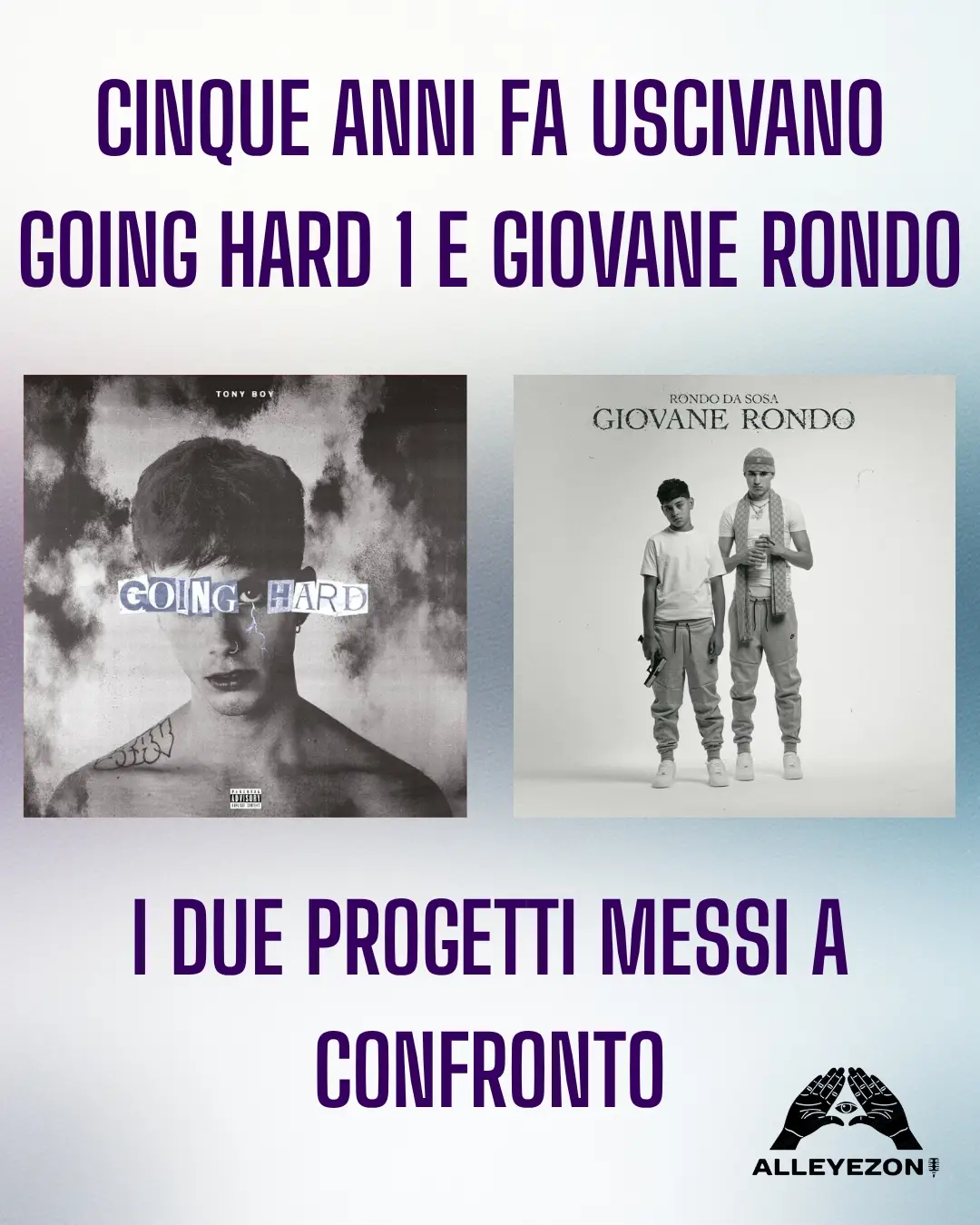 Il 16/10/2020 uscivano insieme Going Hard di @TONY BOY e Giovane Rondo di @RONDODASOSA, due progetti completamente diversi in due contesti ben differenti (il primo stava appena uscendo dalla bolla di SoundCloud, l'altro è già firmato Warner e ha dentro big come Plaza e Shiva, oltre alla direzione artistica di AVA), ma che sono serviti entrambi per lanciare due carriere ormai affermate e che sono nel cuore delle rispettive fanbase #rondodasosa #rondo #tonyboy #goinghard #giovanerondo 
