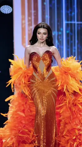 Evening gown of Miss Grand International 2025 | Philippines “Emma Mary Tiglao” 🇵🇭🤍✨ . #missgrandinternational  #missgrandinternational2025  #missgrandphilipines  #sarinkp 