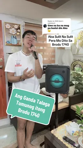 Replying to @HHS btw mag pa budol Kana talaga sulit pera mo dto super ganda ng tunog nitong brodu 1740 #brodu  #speaker  