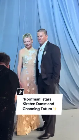 @roofmanmovie stars @Channing Tatum & #KirstenDunst hit the @Academy Museum gala carpet ✨