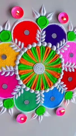 #rangoli #simplerangolidesign #easyrangoli #fyp #happydiwali 