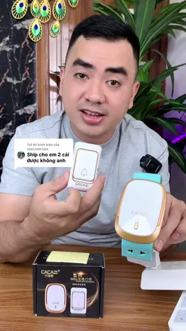 Trả lời @toan.tam.tam chuông cửa thông minh k dây ai cũng lấp đc #chuongcuakhongday#chuongcuathongminh#nhacuadoisong#xuhuong m