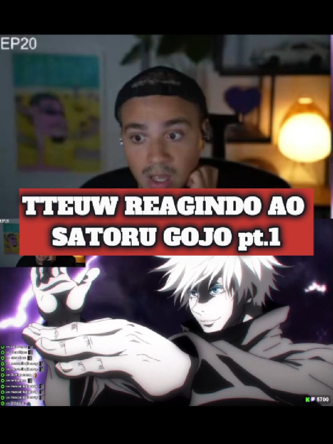 tteuw reagindo a jujutsu kaisen #tteuw #jujutsu #jujutsukaisen #gojo #gojosatoru #satorugojo #toji #tojifushiguro #megumi #megumifushiguro #itadoriyuuji #itadori #mahito #mahoraga #sukuna #fy #nobara #nobarakugisaki #fyp #yuta