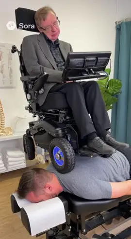 The roles have reversed now bi*ch! #stephenhawking #sora #AI #ASMR #chiropractic 
