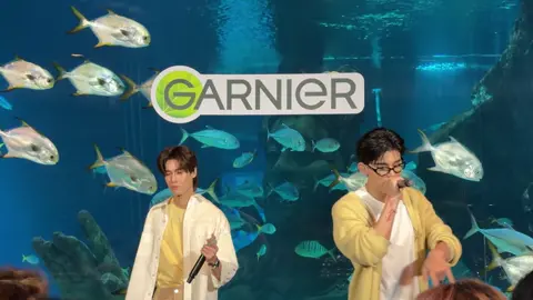 😍😍😍 PONDPHUWIN WITH GARNIER  #GarnierUnderWaterWorldDatexPondPhuwin #ppnaravit #phuwintang#PondPhuwin @ppnaravit @phuwintang 