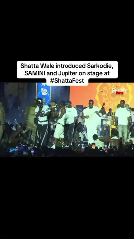 The #shattamovement boss introduced Sarkodie, Samini and Jupiter on stage at the ShattaFest  #ghanatiktok🇬🇭 #uktiktok🇬🇧uk #shattawale #nigeria 