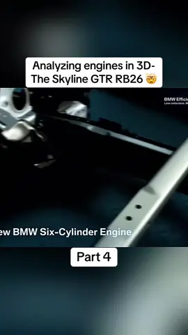 Analyzing engines in 3D- The Skyline GTR RB26 🤯 #animation #trending #fyp #3d #viral 