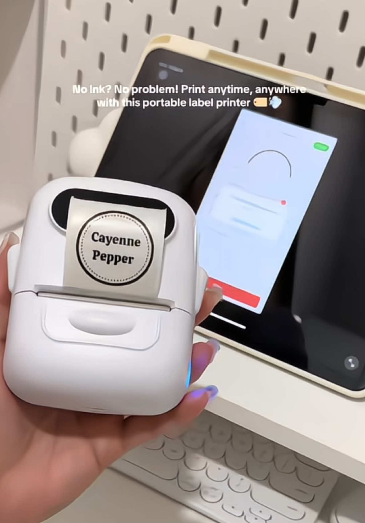 Pwede na mag-print ng label anytime, anywhere! Thanks to this portable inkless label printer. ☺ #portable #inkless #label #maker #printer 