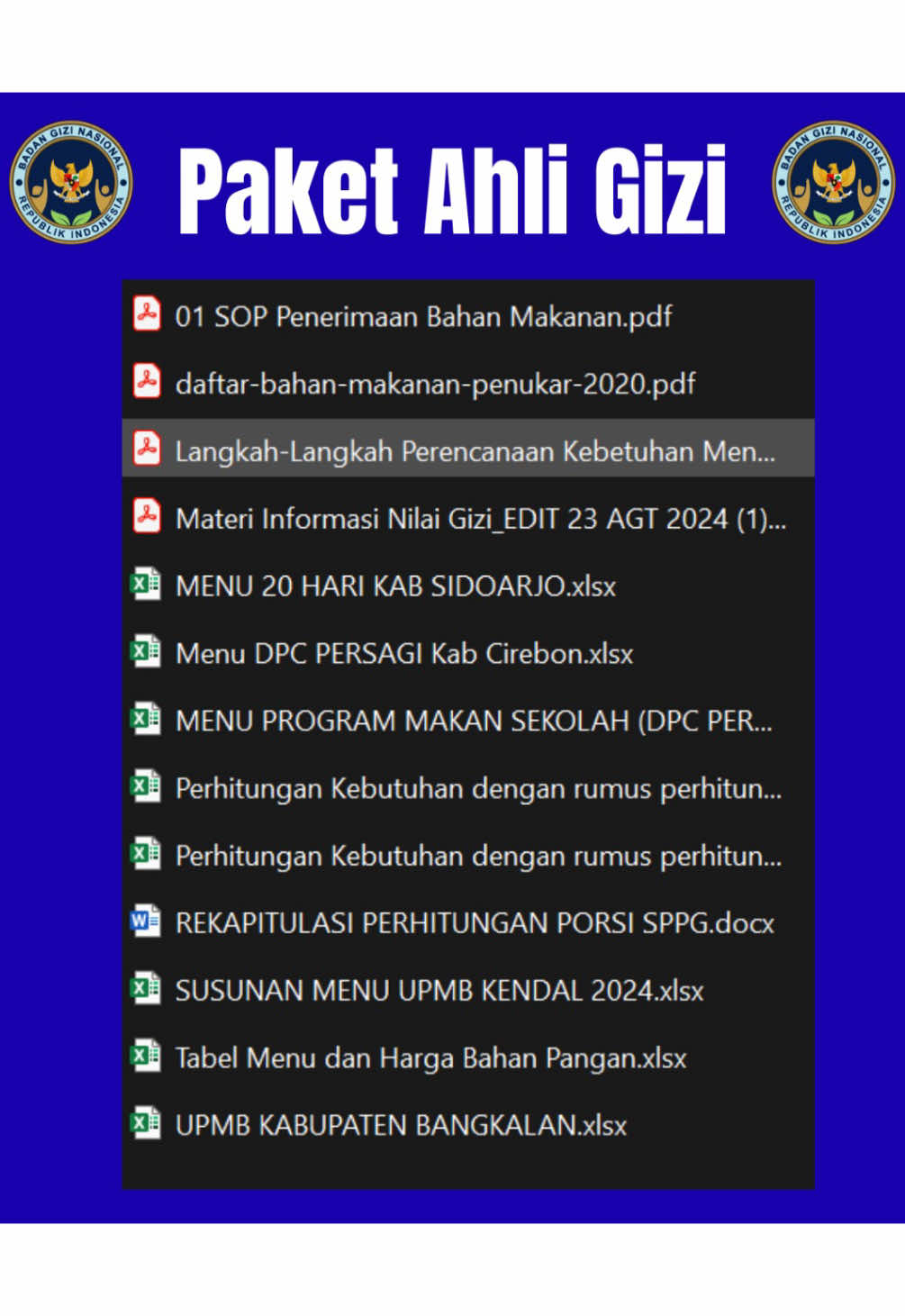 paket Ahli Gizi sesuai juknis September 2025 murah dan bisa shopee #ahligizi #makanbergizigratis #mbg #bgn #sppg 