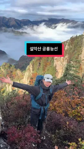Mùa thu lá vàng lá đỏ tại rừng quốc gia seorak korea 💯. Một ngày đi trong sương mù nhưng vẫn may mắn gặp được biển mây 🫶 #xh #leonuitaihanquoc #설악산공룡능선 #단풍명소 #duhocsinhhanquoc 
