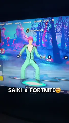 The cosplay transcends through games as well🤑🤑🤑 #saikik #anime #fortnite #cosplay #fyp 