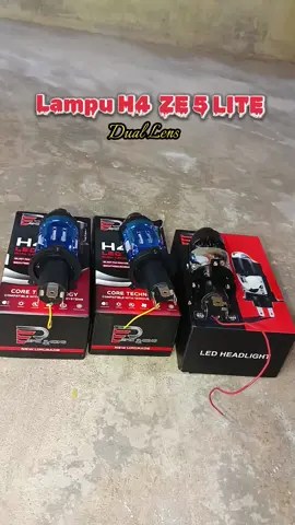Lampu h4 ZE 5 Lite sangat terang cahayanya, bisa utk motor/mobil#lampuh4#h4#ze5lite#ze5#led 
