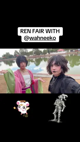 It was so fun with @wahneeko but it was raining :( and we had to leave early #renfaire #femboy #alt #maomao #outfit 