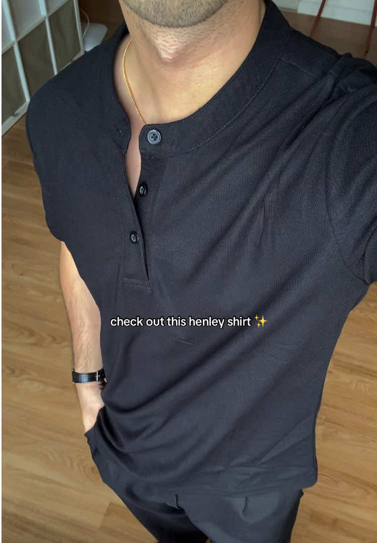 #henleyshirt #chinesecollar #shirtformen #poloshirt 
