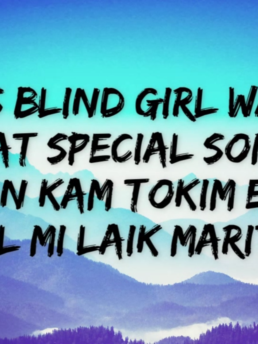 Mi laik maritim yu|Daniel Bilip🎤Sing along! #pngmusic #pngkaraokehits #pngtiktok🇵🇬 #pnglyrics #karaokepng #pngkaraokehits #shortsviral#DanielBilip