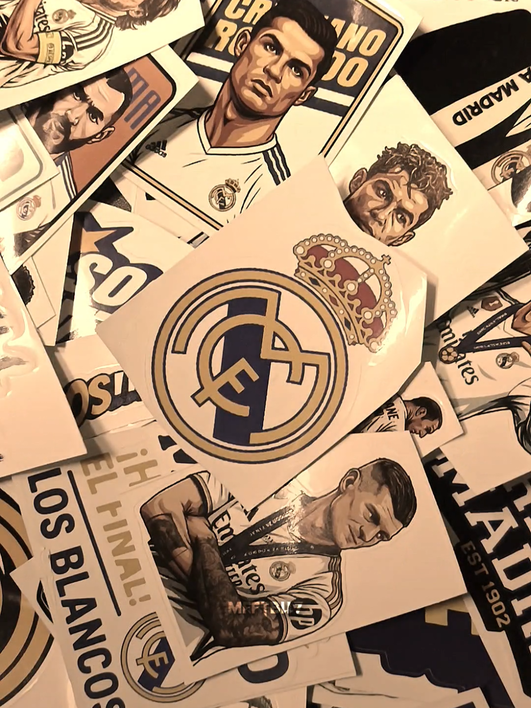 Sticker Real Madrid kece cocok buat para Madridista #sticker #realmadrid #madridista #halamadrid #fyp 